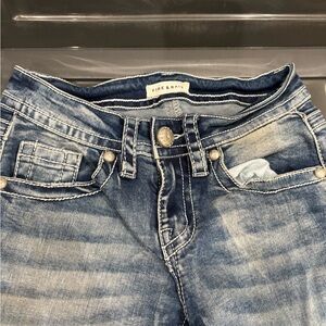 Women's Blue Washed Jeans